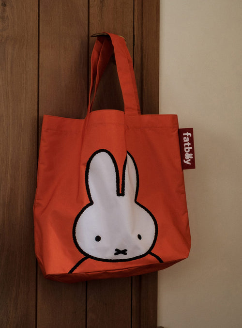 Fatboy Carry-All-Bag x Miffy tote adding color and joy to daily errands, playdates, or casual outings.