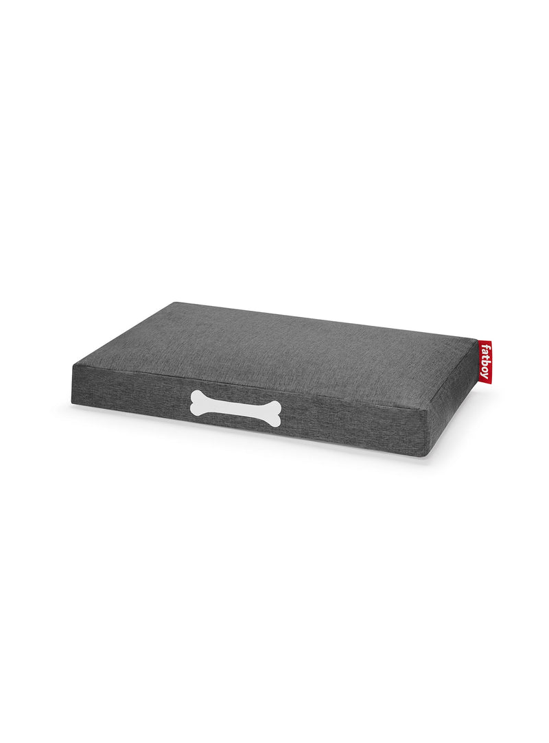 Fatboy Doggielounge pet bed in rock grey color, large size, water-resistant and durable, perfect for large dogs and easy to clean.