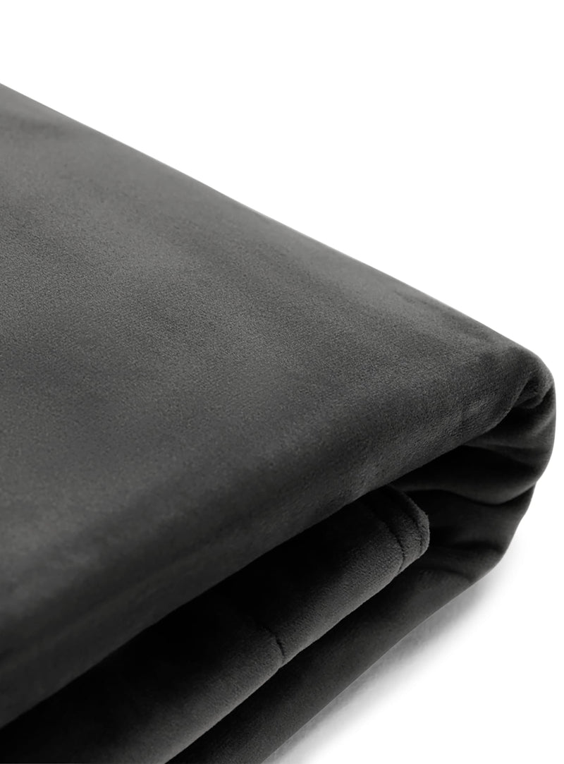 Slim Velvet outfit in taupe color.