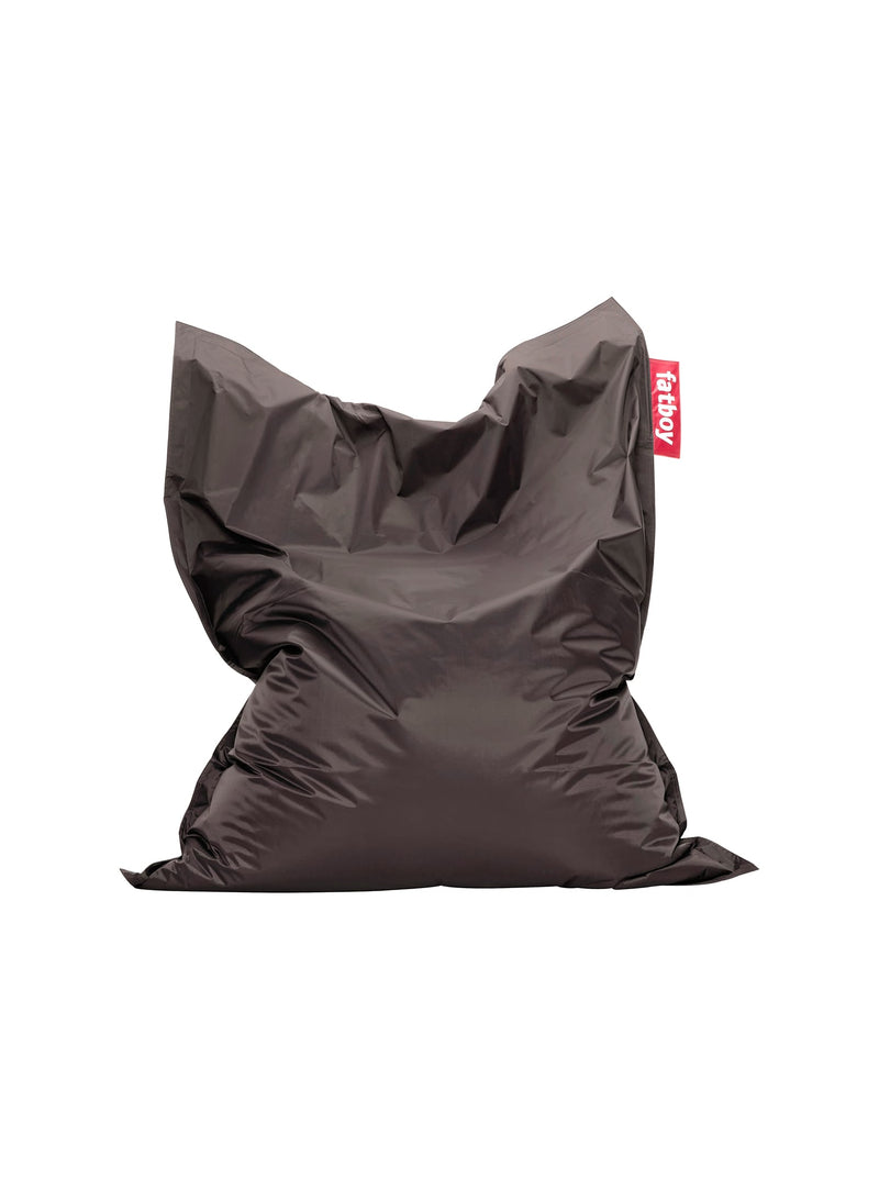 Fatboy Slim bean bag in dark grey color, a sleek and modern bean bag chair offering stylish comfort, perfect for minimalist Canadian homes and spaces.