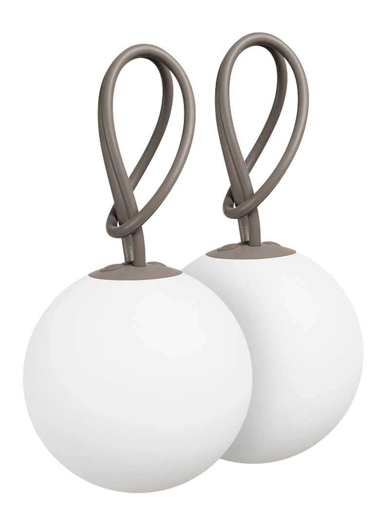 Fatboy Canada Bolleke, indoor & outdoor rechargeable hanging lamp, set of 2, taupe