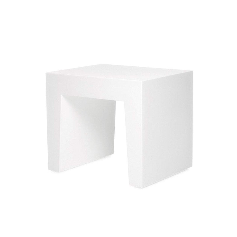Fatboy Concrete Seat, stool or side table, indoor and outdoor, white