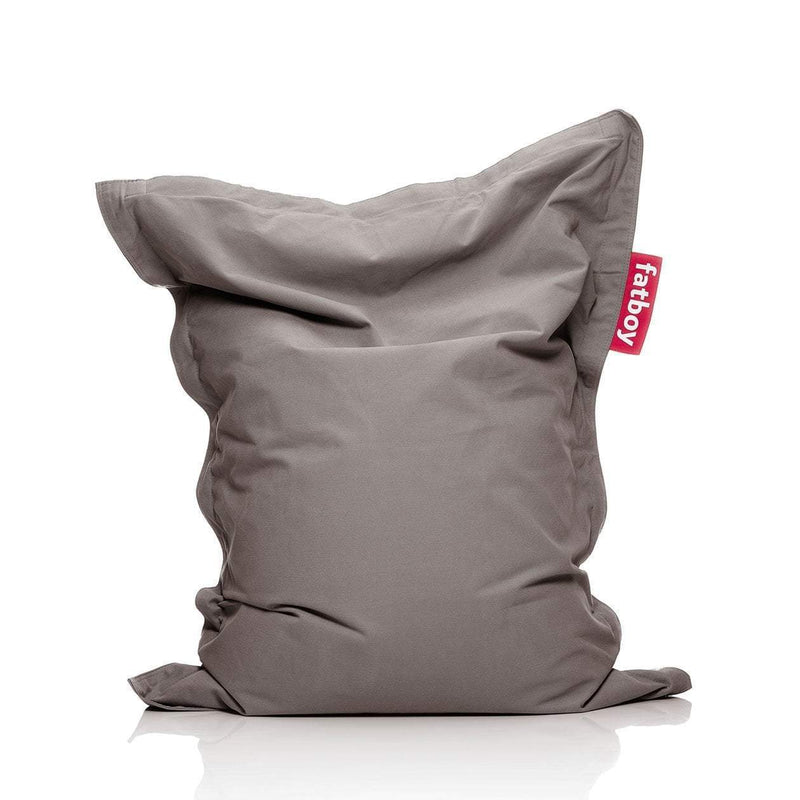 Fatboy Canada Stonewashed, bean bag for child in cotton fabric, machine washable cover, taupe