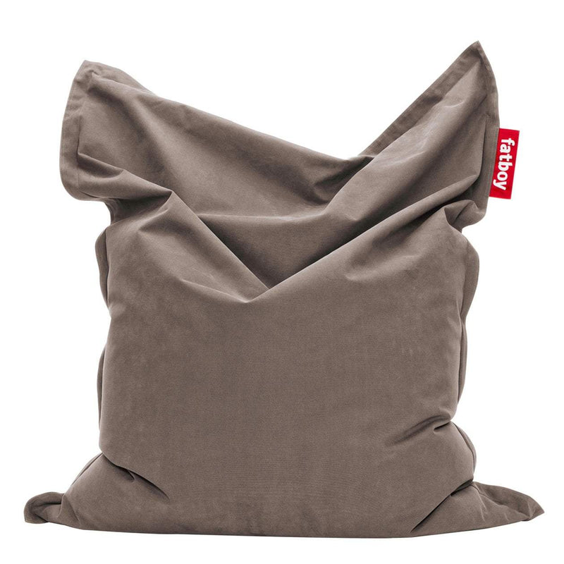Fatboy Canada Original Stonewashed, bean bag with cotton fabric for indoor use with a machine washable cover, taupe