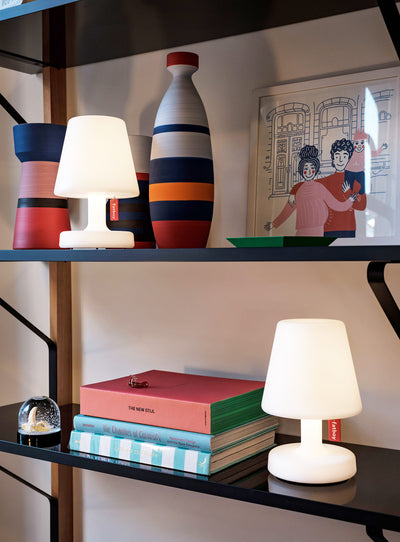 Set of 2 Fatboy Edison the Petit lamps: portable, rechargeable, perfect for lighting up your indoor and outdoor spaces.