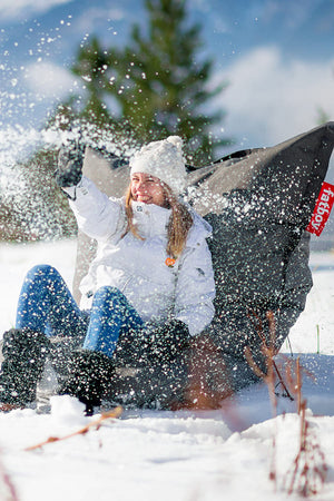 Fatboy Original Olefin: Durable and stylish bean bag with UV-resistant, water-repellent fabric, designed for ultimate indoor and outdoor comfort.