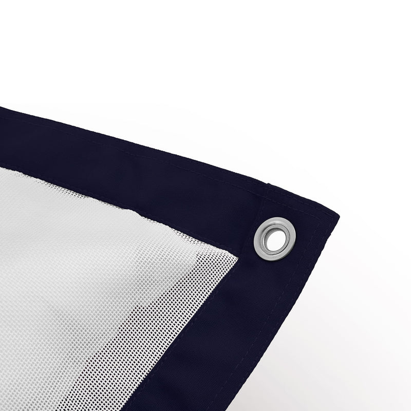 Floatzac cover in Dark Ocean, a brand new pool float in no time.