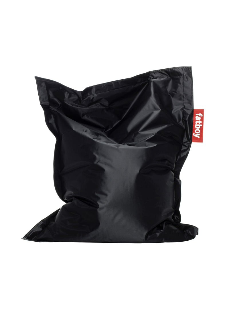 Fatboy Junior bean bag chair in black color, durable and water-resistant, perfect for kids&