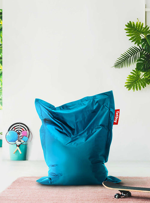 Fatboy Junior, a durable and water-resistant bean bag chair for kids, perfect for reading, gaming, and relaxing in Canadian homes.