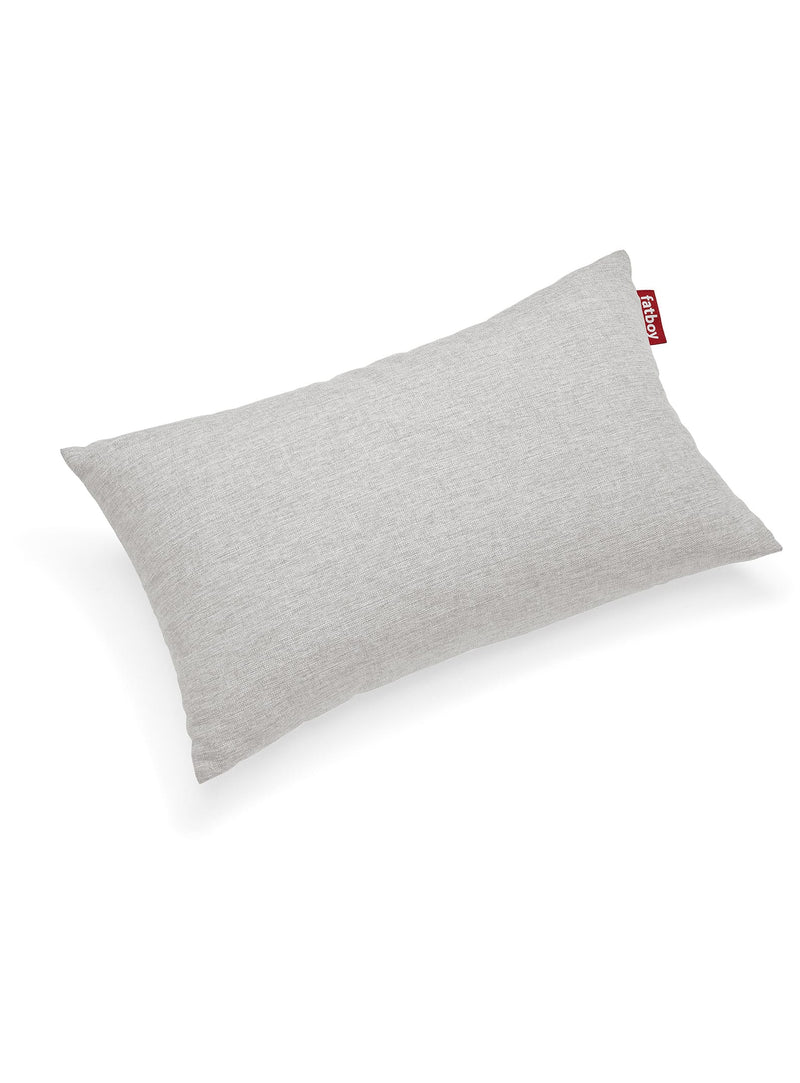 Fatboy King Pillow in mist color, weather-resistant outdoor throw pillow with UV protection, perfect for Canadian patios and outdoor lounging.