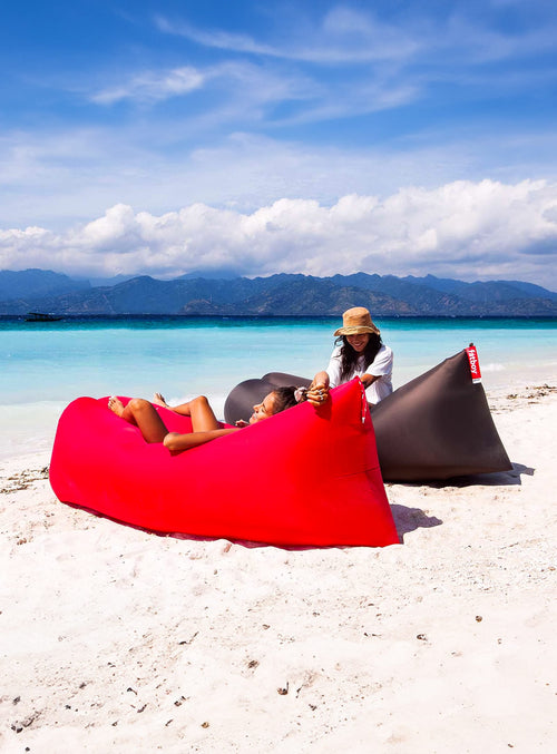 Choose Fatboy Lamzac for portable luxury; available in exclusive patterns and colors to match your unique style and adventures.