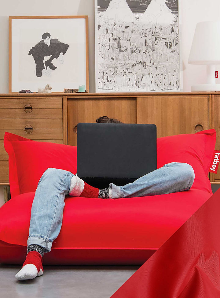 レア　マリメッコ×FATBOY　ビーズ　ビッグクッション　レッド　ソファー Original: World's Best-Known Bean Bag – Fatboy Canada