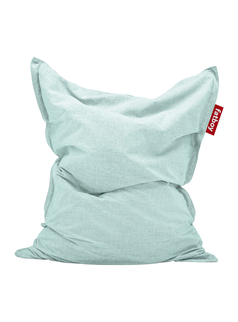 Fatboy Original Olefin in seafoam color, UV-resistant and water-repellent bean bag chair, perfect for relaxing in Canadian indoor and outdoor spaces.