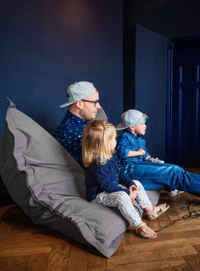 Experience ultimate comfort with the Fatboy Original Stonewashed, a cozy cotton bean bag designed for relaxed indoor living, ideal for Canadian homes and snug spaces.