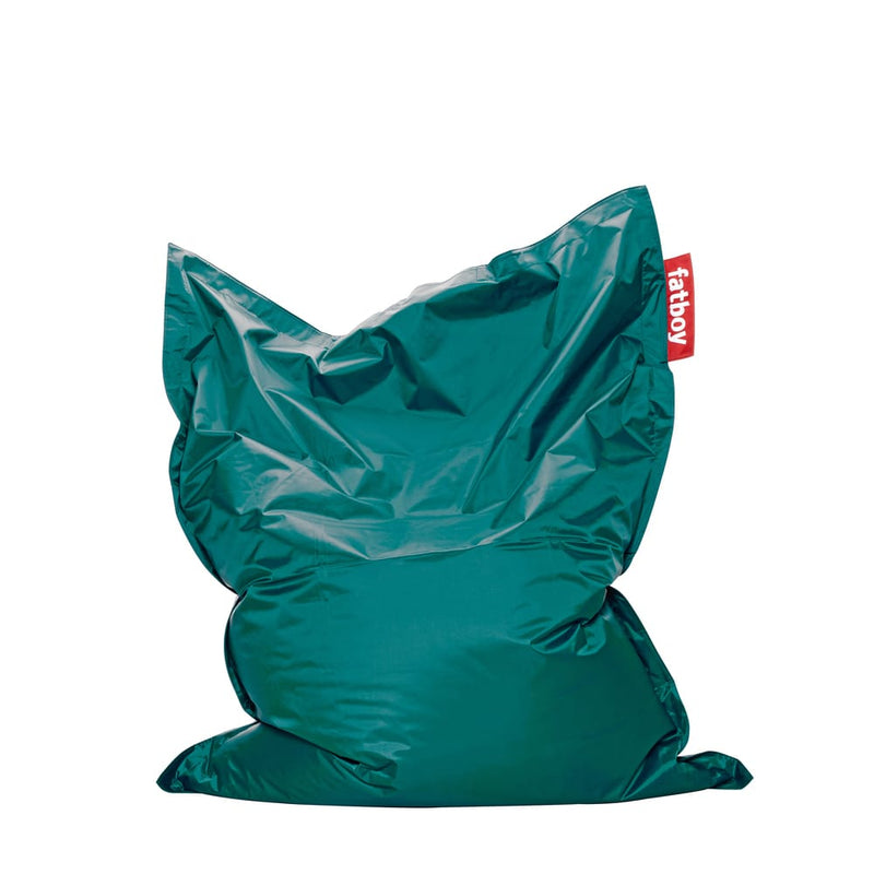 Fatboy Canada Slim, indoor bean bag in nylon, easy to clean, turquoise