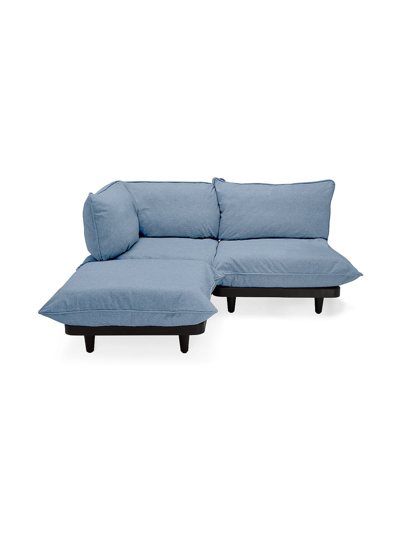 Fatboy Canada Paletti, three seater outdoor sectional sofa, storm blue