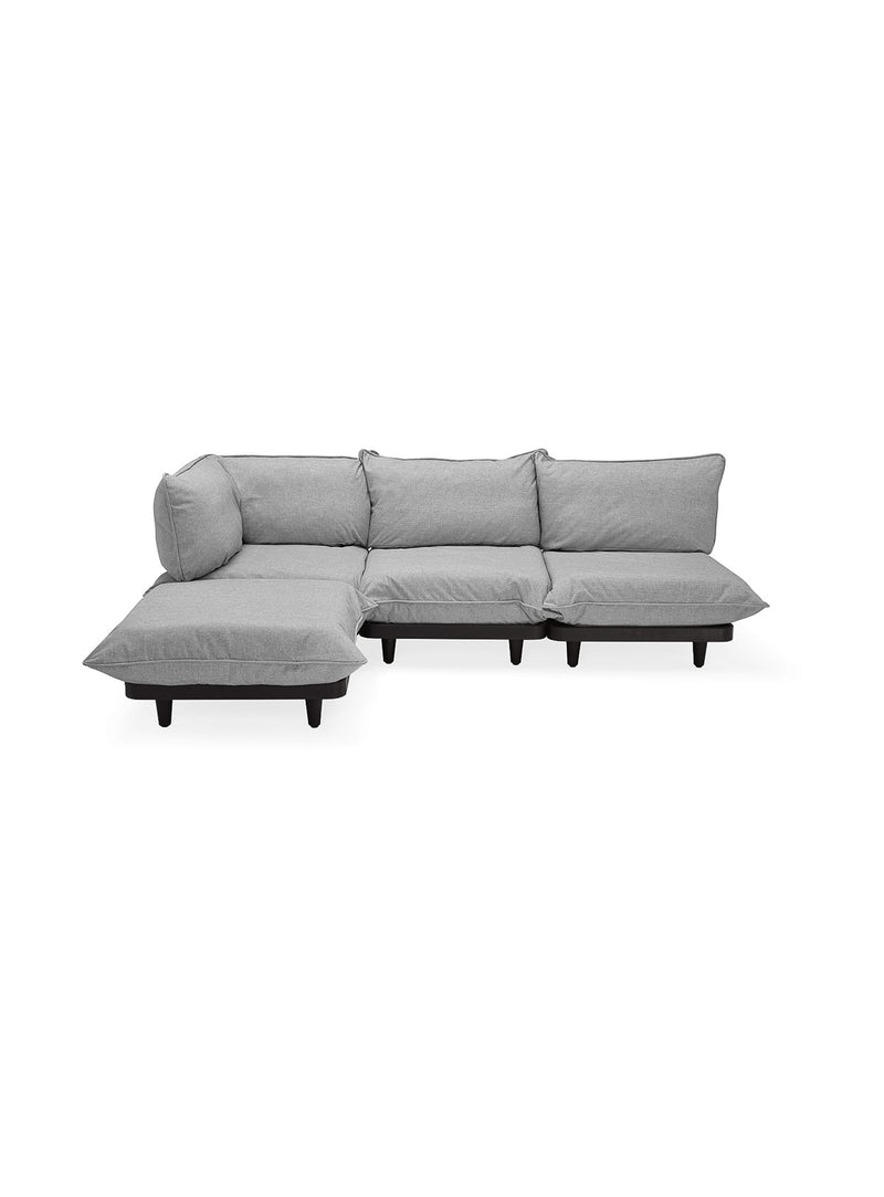 Fatboy Canada Paletti, four seater outdoor sectional sofa, rock grey