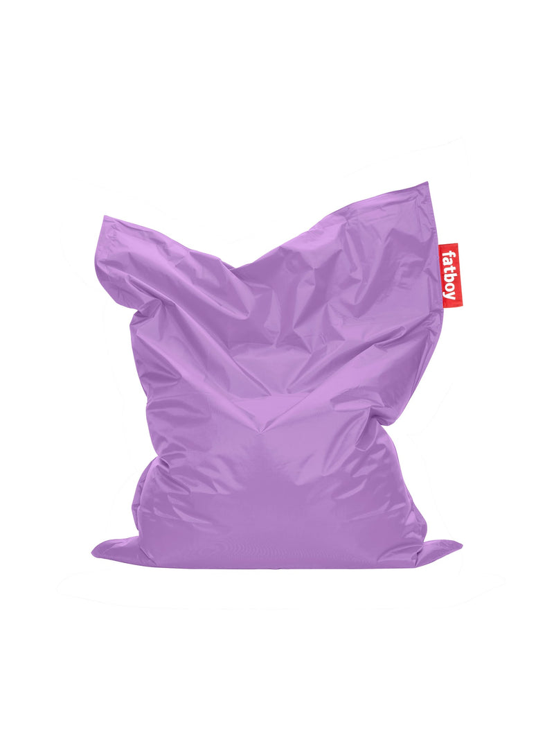 Fatboy Slim bean bag in lilac color, a sleek and modern bean bag chair offering stylish comfort, perfect for minimalist Canadian homes and spaces.