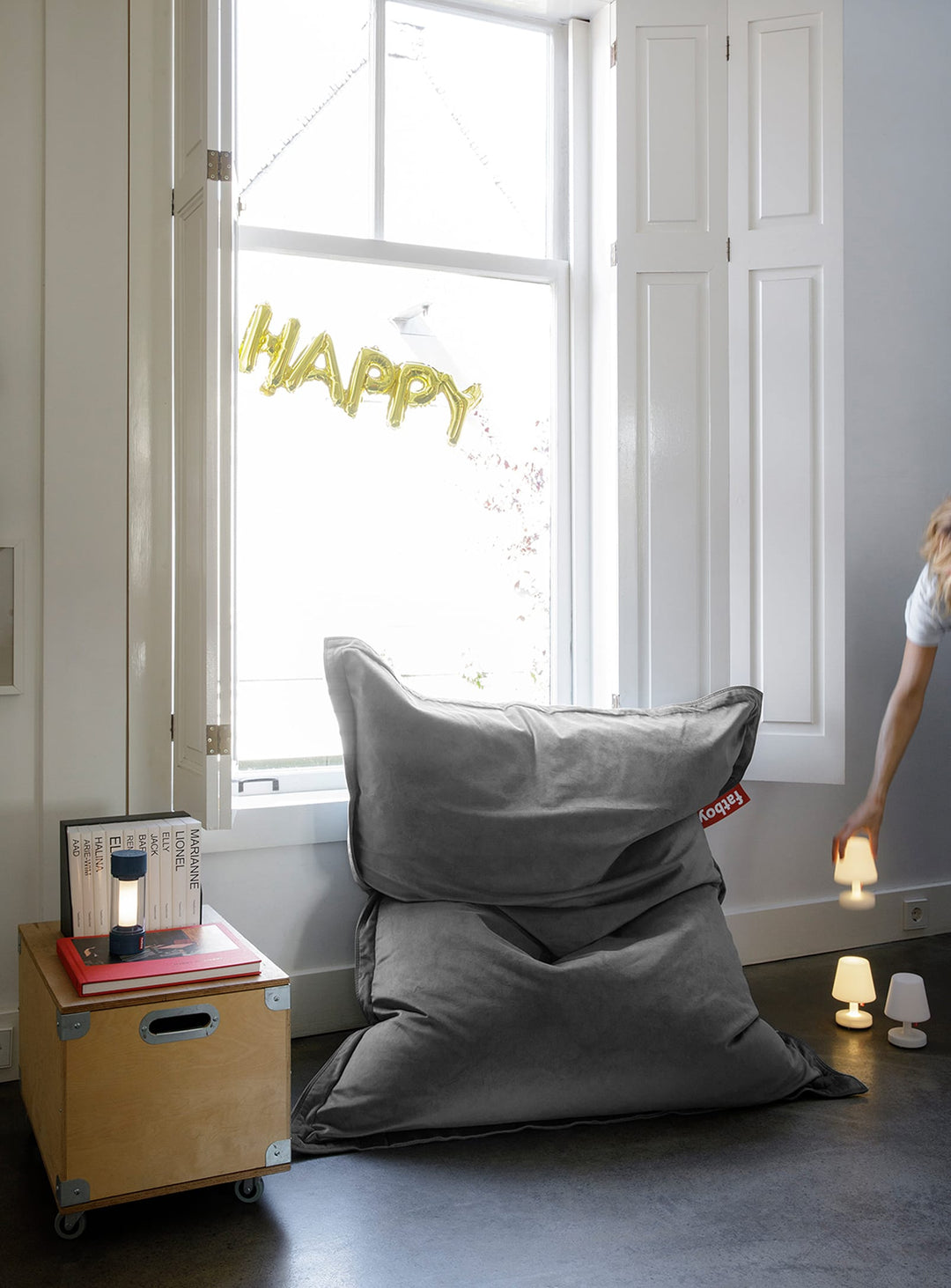 Slim Velvet: Luxury Indoor Bean Bag – Fatboy Canada