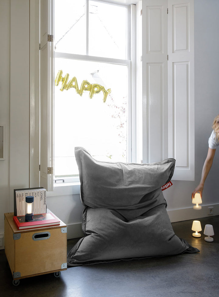 Slim Velvet: Luxury Indoor Bean Bag – Fatboy Canada
