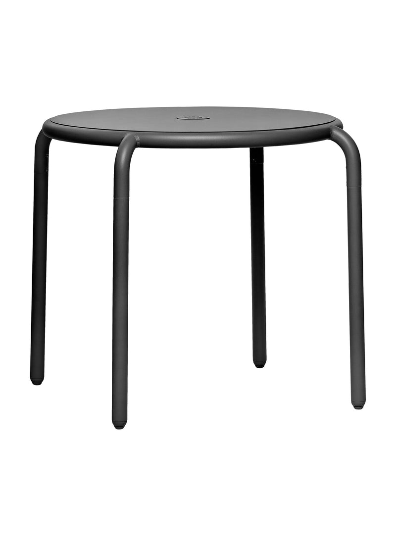 Fatboy Toní Bistreau Outdoor Aluminum Round Table in Anthracite  (Size: ø80 x 76 cm)
