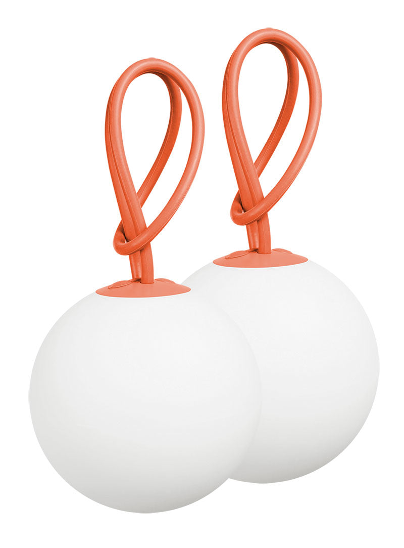 Fatboy Canada Bolleke, indoor & outdoor rechargeable hanging lamp, set of 2, tangerine