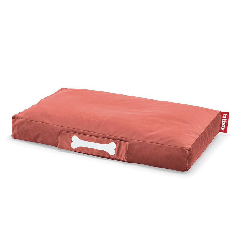 Fatboy Canada Doggielounge Velvet, velvet dog bed, large size, rhubarb