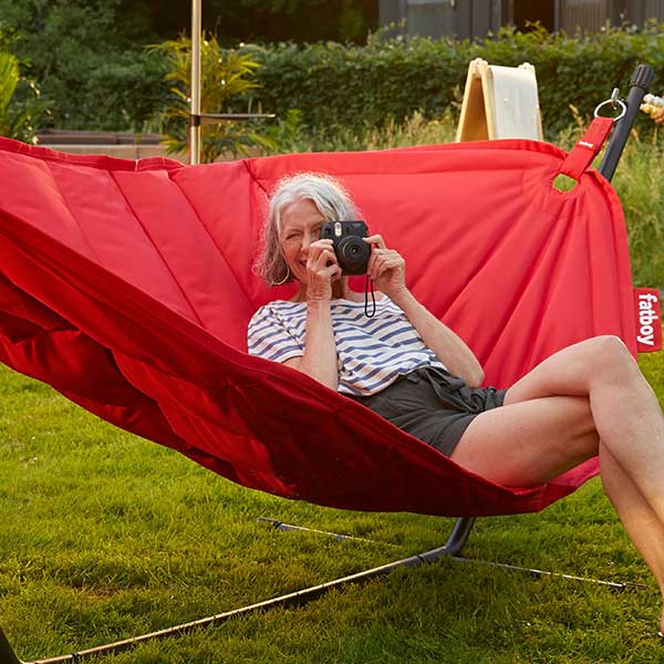 Fatboy Headdemock hammock is made from colorful polyester and is  available in many colors.