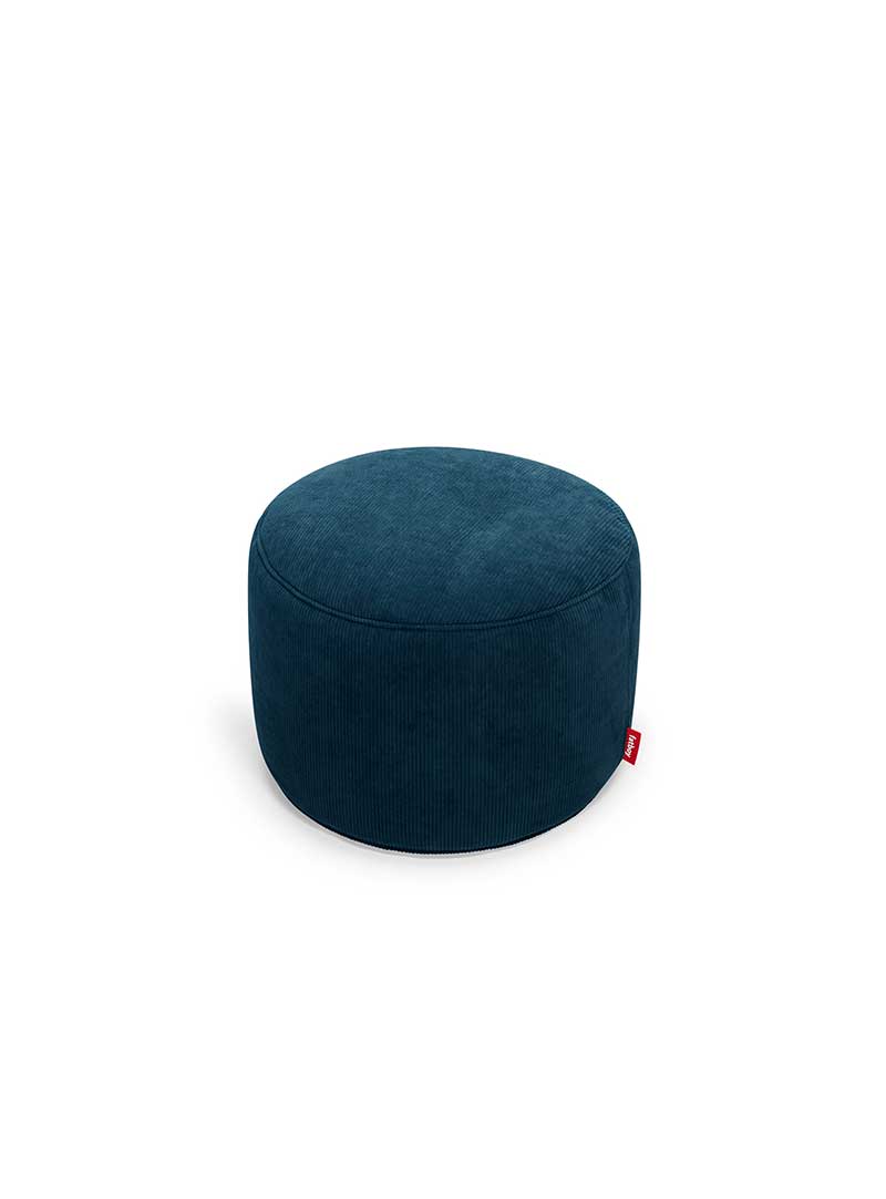 Point Cord by Fatboy, indoor ottoman and footrest, deep blue