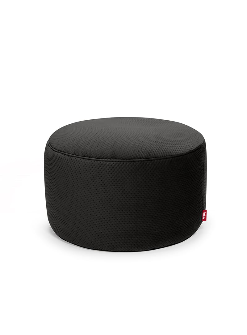 Point Large Royal Velvet, indoor ottoman and footrest, cave