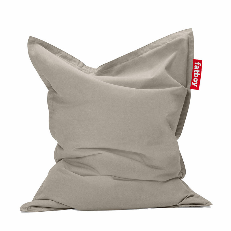 Fatboy Canada Slim Outdoor, indoor and outdoor bean bag in Olefin fabric with machine washable cover, grey taupe