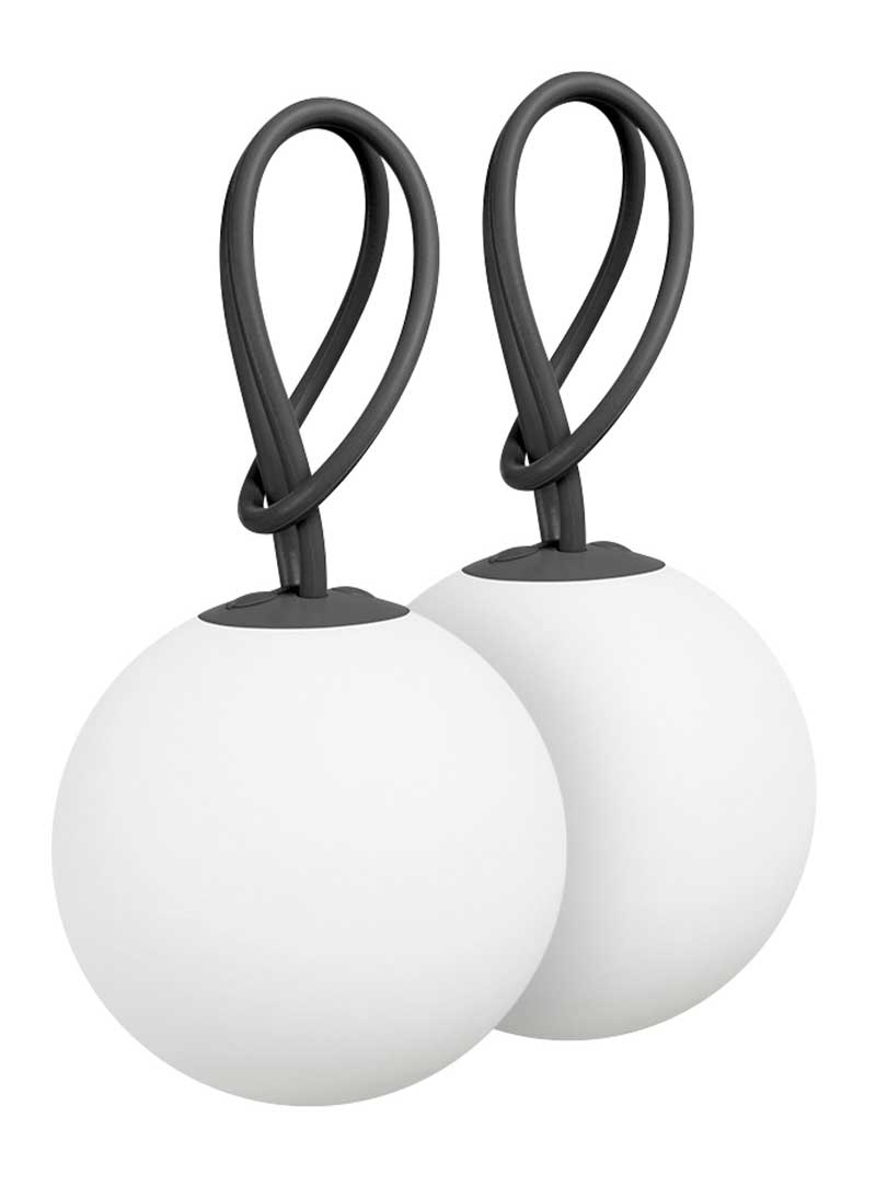 Fatboy Canada Bolleke, indoor & outdoor rechargeable hanging lamp, set of 2, anthracite