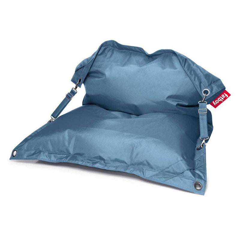 Fatboy Canada Buggle-up, indoor and outdoor bean bag in polyester fabric, light blue jeans