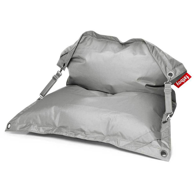 Fatboy Canada Buggle-up, indoor and outdoor bean bag in polyester fabric, light grey