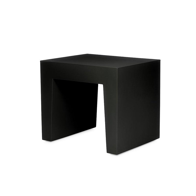 Fatboy Concrete Seat, stool or side table, indoor and outdoor, black recycled