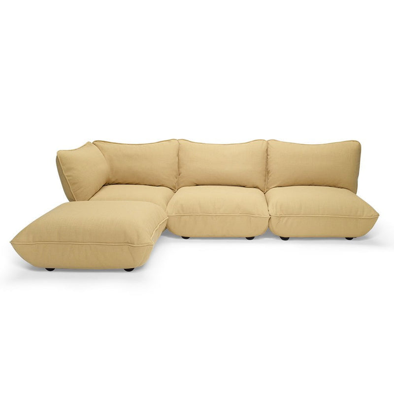 Fatboy Sumo Coner Sofa, four seater indoor sectional sofa, honey