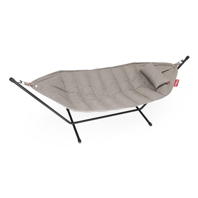 Fatboy Headdemock Superb, hammock with base on olefin fabric with cushion included, grey taupe