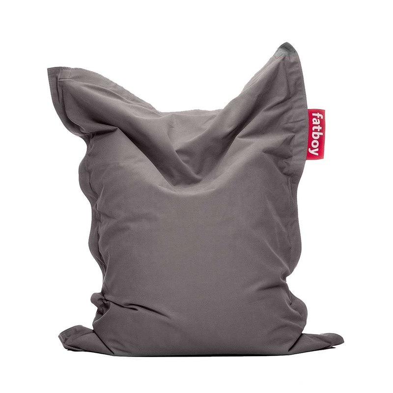 Fatboy Canada Junior Stonewashed, bean bag for child in cotton fabric, machine washable cover, grey