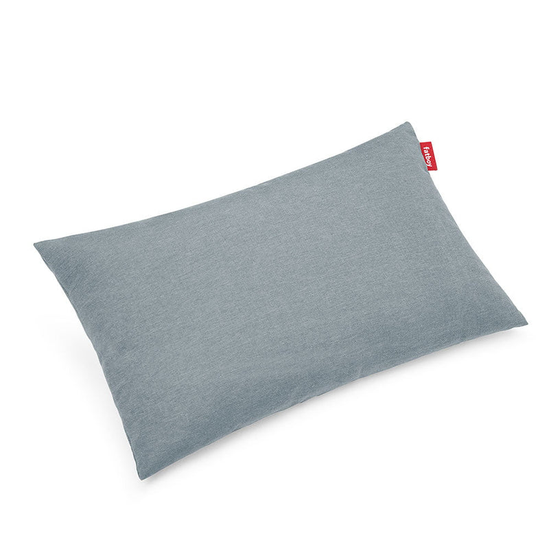 Fatboy King Pillow, sofa cushion, indoor and outdoor, in Olefin fabric, storm blue