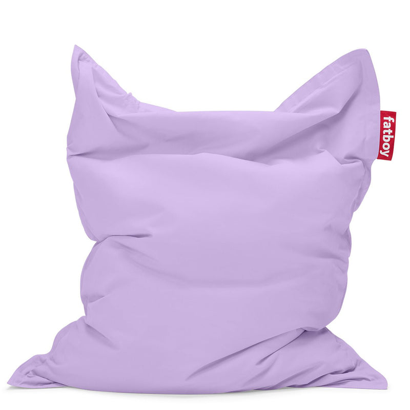 Fatboy Canada Original Stonewashed, bean bag with cotton fabric for indoor use with a machine washable cover, lilac