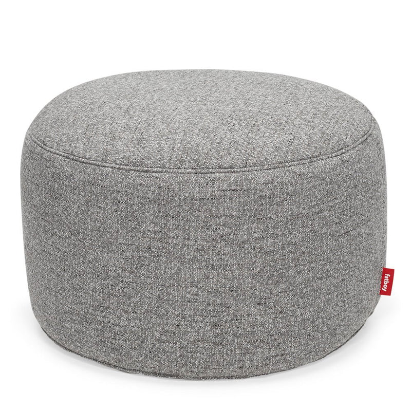 Fatboy Point Large Mingle, indoor round ottoman, grid stone