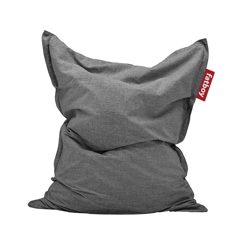 Fatboy Canada Slim Outdoor, indoor and outdoor bean bag in Olefin fabric with machine washable cover, rock grey