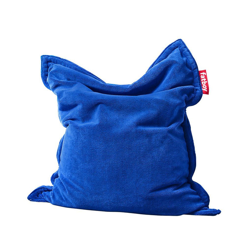 Fatboy Canada Slim Teddy, super-soft indoor bean bag, easy to clean, royal blue