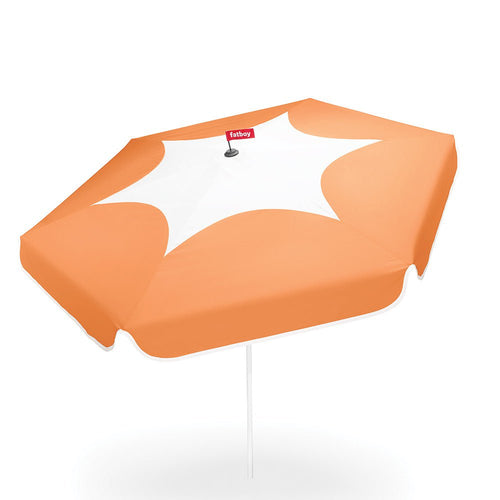 Fatboy Canada Sunshady, a retro 60' inspired outdoor umbrella by Fatboy, pumpkin orange