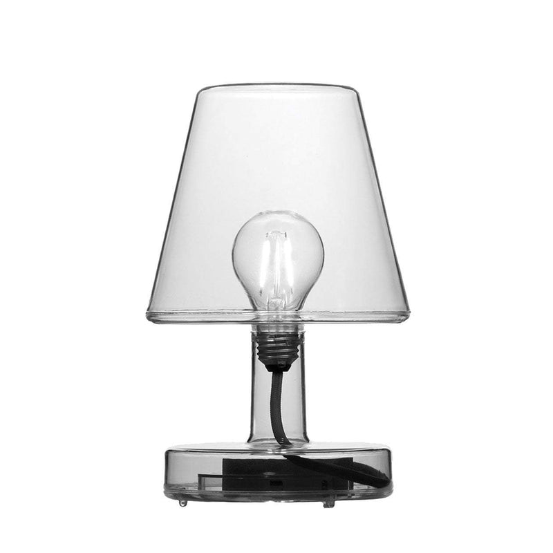 Fatboy Canada Transloetje, LED table lamp with transparent design, portable and rechargeable, grey
